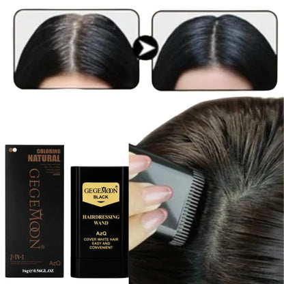 Temporary Hair Color Stick | Long-Lasting Black