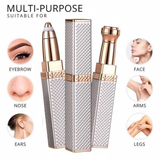2-in-1 Flawless Facial Hair Remover & Eyebrow Trimmer